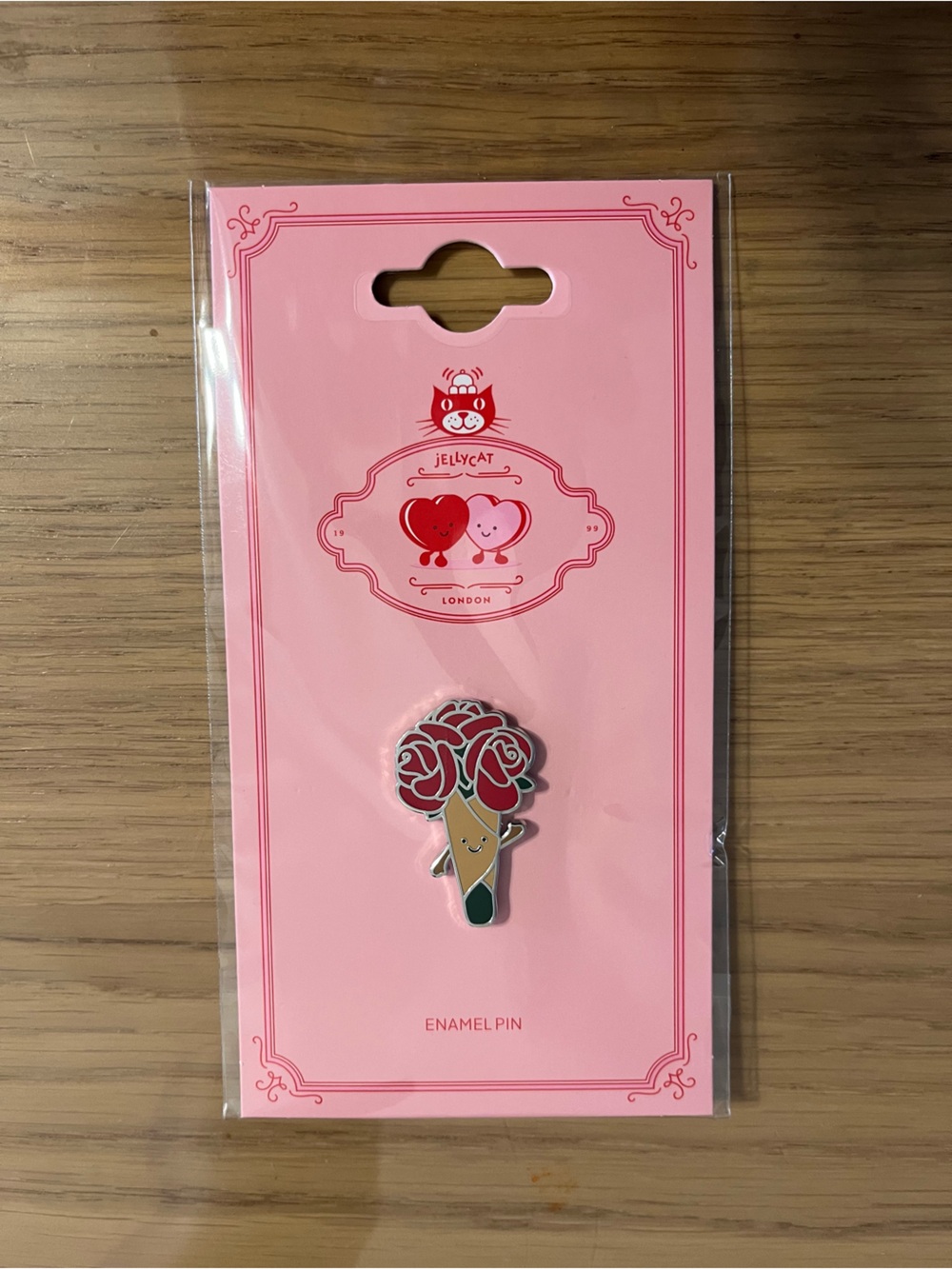 NWT Jellycat rose Pin